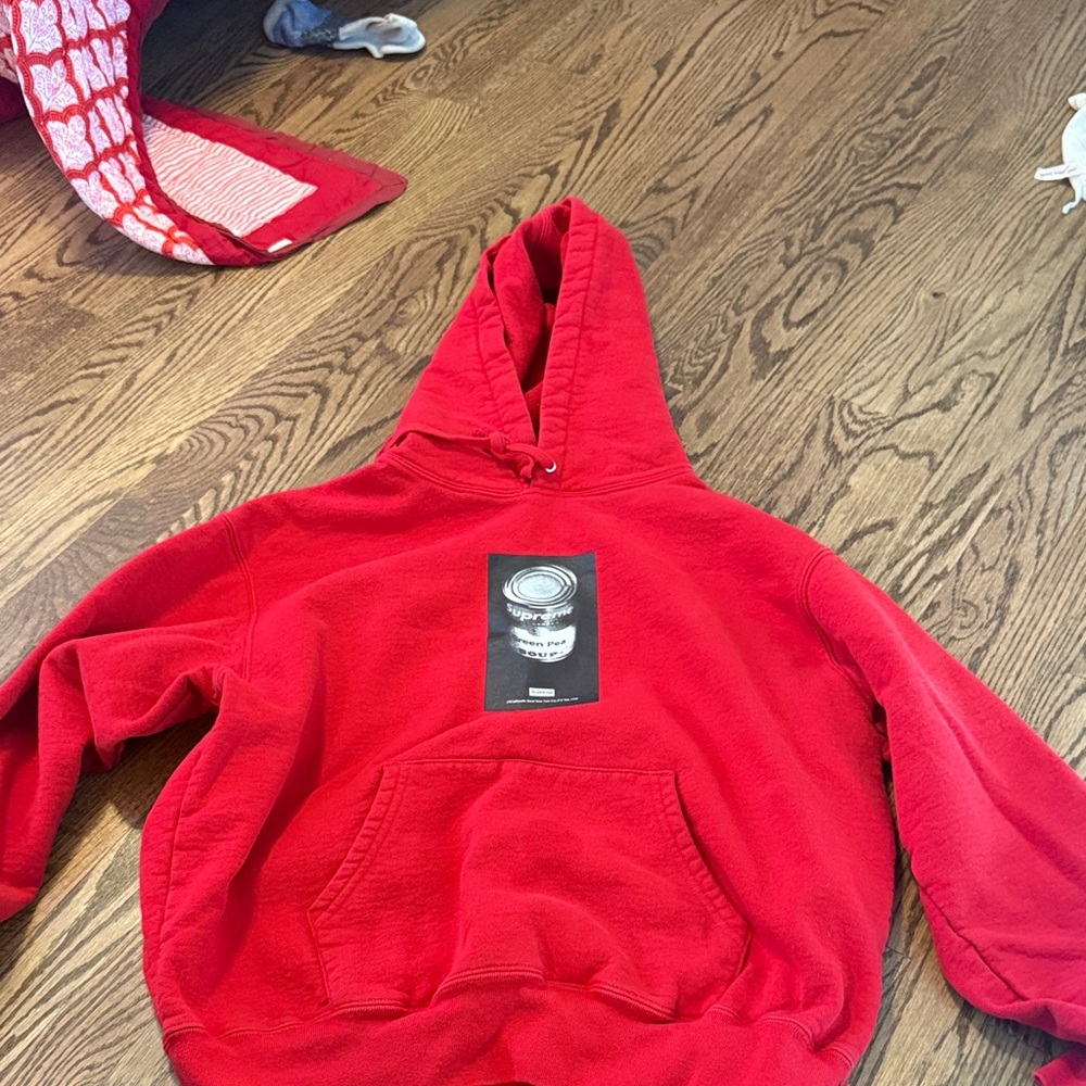 Supreme Kids Vibrant Red Fleece Hoodie